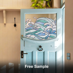 <span class=keywords><strong>Film</strong></span> décoratif statique Ocean Melody, sans colle, bricolage pour bureaux et locations, échantillon gratuit - Product Image 3