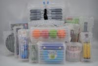 Vente en gros de sac de colonne d'air personnalisable à haute résistance aux chocs sac en plastique à rouleau de bulles à coussin d'air pour bouteilles produits fragiles
