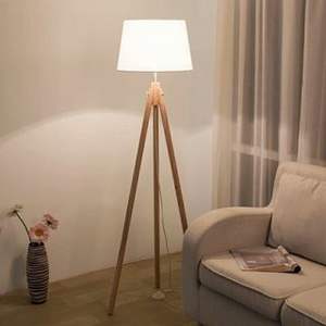 Stehlampe, Wohnzimmer-Sofa, Schlicht und Modern für Arbeitszimmer, Schlafzimmer-Nachttisch, Nordisches Massivholz-Kunstobjekt, Japanischer Stil - Product Image 4