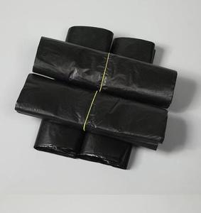 High Quality Factory Wholesales Plain Black and <b>White</b> T-shirt <b>Plastic</b> Bags with Handles - Product Image 3