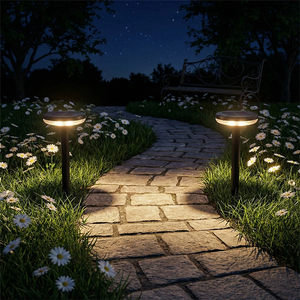 Lampes solaires étanches pour jardin extérieur, cour, villa, patio, allée, éclairage nocturne décoratif - Product Image 3