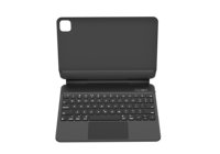 Étui pour iPad Pro 12.9 avec clavier magique, trackpad, support magnétique flottant, Bluetooth, geste multi-touch, clavier ultra fin