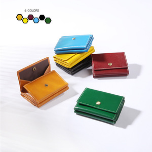 Nouveaux Portefeuilles Modèle 2026 – Bestseller Transfrontalier – Portefeuilles Courts Mini en Cuir Véritable pour Hommes et Femmes - Product Image 1