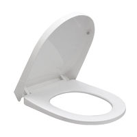 Fournisseur professionnel de couvercles de toilettes intelligents en plastique de forme allongée moderne, sièges chauffants, fermeture douce, AC 220V, garantie de 2 ans, salle de bain