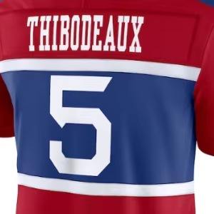 Taille XL personnalisé Football américain formation uniforme respirant Polyester Jersey chemises imprimé drapeau numéro modèles vêtements de sport - Product Image 4