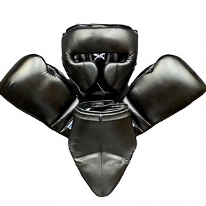 Set de Boxeo Personalizable de PVC de Alta Calidad, Guantes Cómodos para Sparring, Protector de Cabeza y Entrepierna, Marca Personalizada, Kit de Entrenamiento - Product Image 2