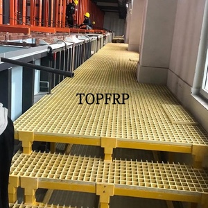 ทางเดินพื้น GRP ตะแกรงพลาสติกเสริมใยแก้ว FRP - Product Image 5