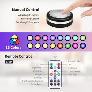 Petite <span class=keywords><strong>lampe</strong></span> à changement de couleur à éclairage amusant à piles pour chambre à coucher et armoires - Product Image 3