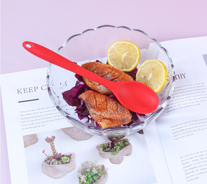 <span class=keywords><strong>Cuillère</strong></span> en <span class=keywords><strong>silicone</strong></span> résistante à la chaleur pour mélanger et servir les aliments dans la cuisine - Product Image 6