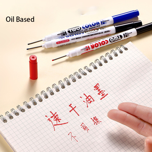 Mũi dài đôi cảm thấy lời khuyên không thấm nước bút sâu lỗ đánh dấu vĩnh viễn cho thợ mộc nhà xây dựng vải cho xe xây dựng - Product Image 2