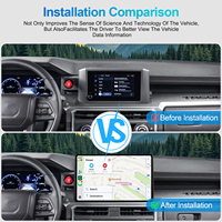 Para Toyota TACOMA/2017/4Runner 2024- 15 pulgadas nueva actualización pantalla táctil coche estéreo Carplay unidad principal Monitor Android Auto