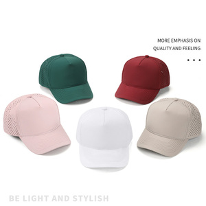 Cappellini da camionista leggeri effetto <span class=keywords><strong>nuvola</strong></span> per corsa all'aperto, con inserti in rete traforata al laser sul lato, traspiranti e ad asciugatura rapida - Product Image 2