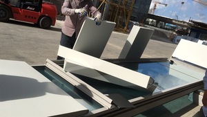 Panneau mural en aluminium moderne pour façade extérieure, revêtement métallique imperméable et thermolaqué - Product Image 6