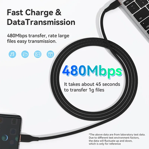 Chất lượng cao PD 60W Silicone USB C để USB C Cáp dữ liệu cho Samsung Note 20 Máy in Sạc bán buôn - Product Image 2