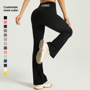 Leggings Deportivos de Cintura Alta, Largos, Sostenibles, con Corte Acampanado, Color Sólido, para Yoga, Absorben el Sudor, con Elasticidad en Cuatro Direcciones, 2026 - Product Image 5