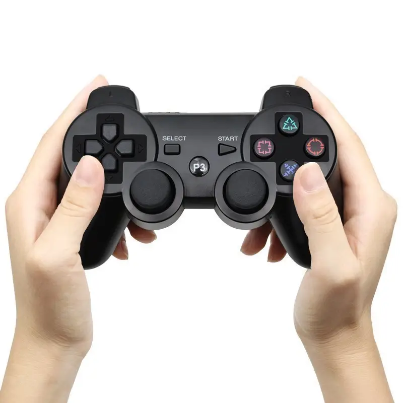 Prezzo di fabbrica video gamepad PS3 console di gioco wireless maniglia portatile doppio shock controller di gioco wireless joystick game player