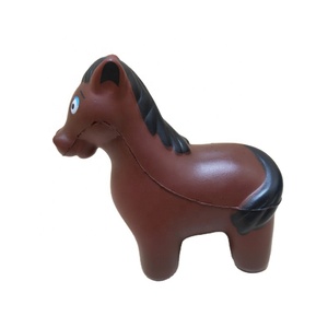 ลูกบอลคลายเครียดรูปม้าทำจากโฟม PU สำหรับเด็กผู้ชายและเด็กผู้หญิงได้รับการรับรองจากโลโก้ที่ปรับแต่งได้ - Product Image 5