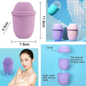 Moule de massage facial en silicone personnalisé avec logo pour glaçons, support de massage facial, rouleau de glace pour le visage - Product Image 2