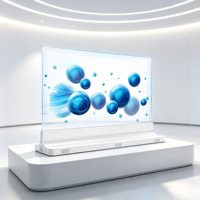 Afficheur numérique innovant à écran OLED transparent de 55 pouces, conception intérieure OEM, pour ascenseurs, magasins de détail, éducation, bureau