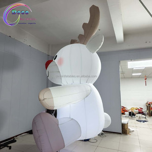 Disfraces inflables de marionetas de renos de dibujos animados/múltiples estilos para elegir durante el desfile de Navidad - Product Image 5