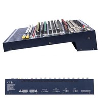 EFX12 Contrôleur DJ professionnel USB 12 canaux avec alimentation fantôme 48V pour la diffusion en direct et le karaoké