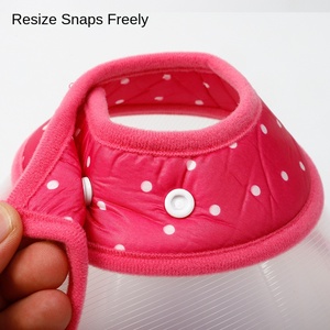 <span class=keywords><strong>Collar</strong></span> para Gato Elizabeth, Diseño de Cabeza de Gato, Transparente, de Plástico, Ecológico, con Cierre de Botón, Anti-Mordidas, Anti-Lamidas, para Perros - Product Image 2