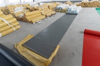 PVC-Kunststoff Rutschfeste Bodenmatte Verstärkt, Verschleißfest, Wasserdichter Teppichboden für Werkstätten, Flure, Vollflächige Abdeckung