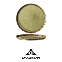 Assiette plate Harvest Green Ø 26 cm empilable en céramique décorée à la main Dudson