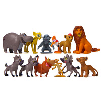 HY 2026 Vente chaude Figurine d'action en PVC Simba le roi lion 9 pièces/ensemble 5-9cm Figurine de Simba Poupée Figurine du roi lion Jouet