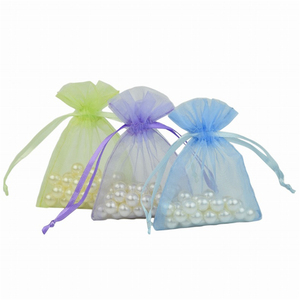 Sacchetti regalo in <span class=keywords><strong>Organza</strong></span> personalizzati con coulisse, materiali da imballaggio in <span class=keywords><strong>Organza</strong></span> Premium, per regali unici - Product Image 3
