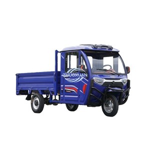 รถสามล้อไฟฟ้า PD-1500B จากโรงงานโดยตรง แรงดันสูง ราคาประหยัด บรรทุกได้ 400 กก. ความเร็ว 30-50 กม./ชม. แบบเปิดประทุน 3 ล้อ - Product Image 1
