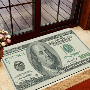 Luebo Modern Animal Print PVC <b>Door</b> <b>Mat</b> Corrosion-Resistant Non-Slip Rubber Thin <b>Machine</b> Made Rectangle Home Use <b>Machine</b> <b>Washable</b> - Product Image 1