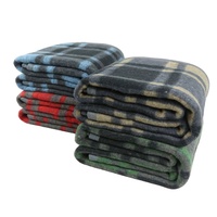 Couverture en laine lourde et douce, couleur verte, personnalisée, vente en gros