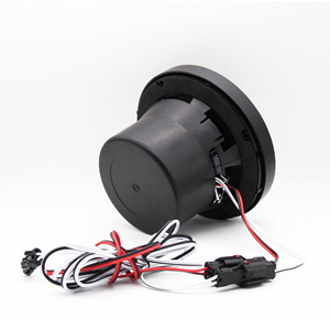 6.5 Inch LED Lamp Dual Marine Speakers-2 Way Weather Resistant Outdoor Audio <b>Stereo</b> Sound <b>System</b> with 200 Watt Power - Product Image 1