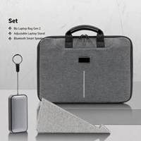 Combo de Regalo Profesional con Funda Protectora para Computadora, Soporte Elevador y Mini Altavoz para Clientes y Equipos