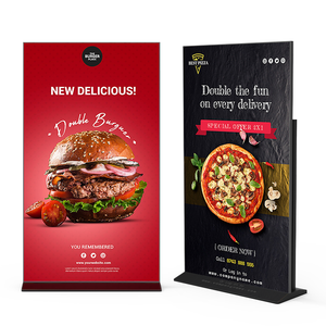 Hushida <span class=keywords><strong>LCD</strong></span> 75 86 100 inch trong nhà dọc Totem quảng cáo Android Video hiển thị miễn phí đứng kỹ thuật số biển Màn hình kiosk - Product Image 6