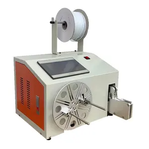 Hoge Snelheid Automatische Elektrische Tape Wrap Machine Voor Draadboom Kabelband Wikkelmachine Enkele Wikkelmachine