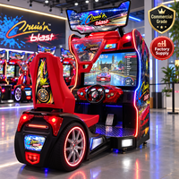 Laisiter Wholesale 42 pouces Simulateur de course automobile à monnayeur, machine de jeu d'arcade de conduite vidéo