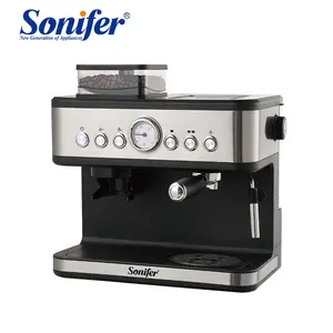 Sonifer fábrica de nuevo estilo moderno multifuncional automatizado café capuchino café molienda Expresso máquina cafetera