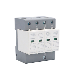 Rieles Din de 35mm de alta calidad 20KA 40KA 160KA 280V AC 4P Dispositivo de protección contra sobretensiones Protector de energía Buena calidad - Product Image 3