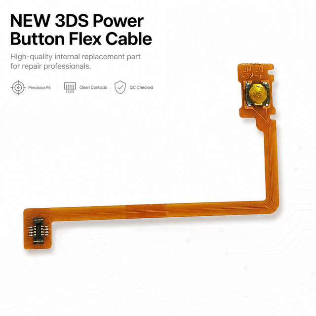 Replacement Parts Power on Off Button Flex Cable for N New 3DS Repair Parts Flex Cable Power Switch Cable for NEW 3DS