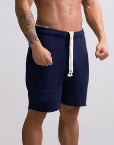 Pantalones cortos de hombre de talla grande de estilo de calle alta de cintura alta de diseño personalizado OEM de calidad superior de Pakistán - Product Image 1