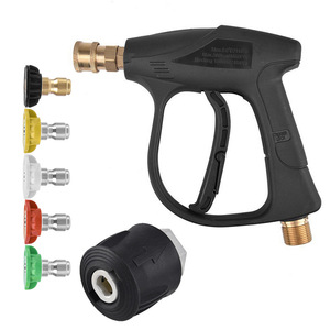 Boquilla de pulverización ajustable de latón M22 14 para máquina de limpieza, chorro de agua a alta presión con pantalla de ángulo - Product Image 5