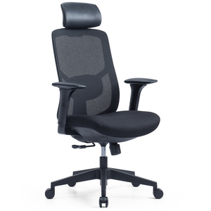 Juego de silla y mesa de oficina moderna de mediados de siglo, silla clásica plegable negra con silla de malla elevadora sintética de cuero genuino - Product Image 2