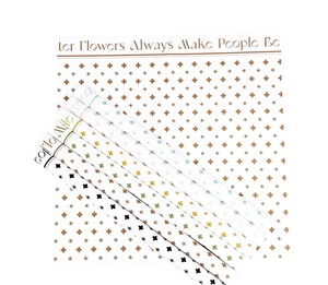 Papel de envoltura de flores de plástico impermeable, 58x58cm, para regalo, Material de envoltura de floristería, novedad de <span class=keywords><strong>2023</strong></span> - Product Image 4