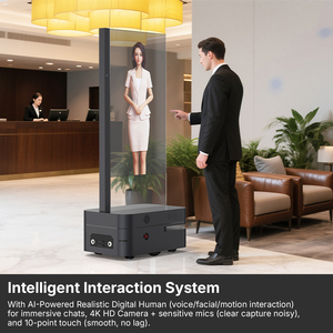 55インチOledタッチスクリーンスクリーン屋内ポータブルモバイルタイプ人工知能ロボットOledデジタルサイネージ - Product Image 5