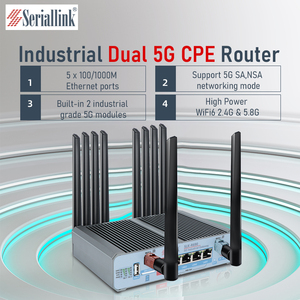 Seriallink công nghiệp 5G Router Wifi 6 5G modem Dual Sim thẻ với wifi6 PoE GPS có thể tùy chọn SLK-R690-5G-A2 - Product Image 2