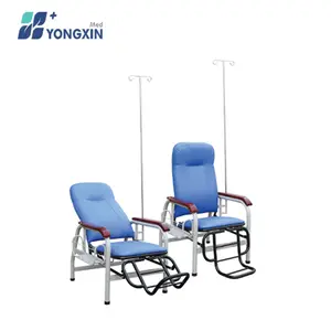 Fabriqué Fournitures Médicales Médical Portable Chaise Inclinable Lit Manuel Réglable Infusion Chaise En Acier Inoxydable De Haute Qualité Chine