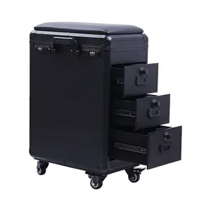 Tattoo Trolley Bag Dual Purpose Able Arm Bracket Portable Suitcase Artist Tools Tattoo Draw-bar Box Nail Polish Display Case