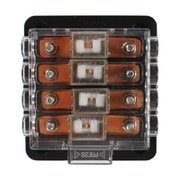 TYTXRV RV Caravan Parts 4-Way 4 In 4 Out 120A 12V 24V Car Motorhome Truck Fuse Box